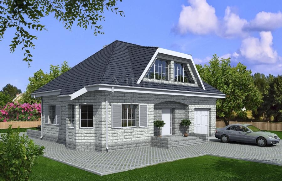 Проект уютного дома из теплоблока