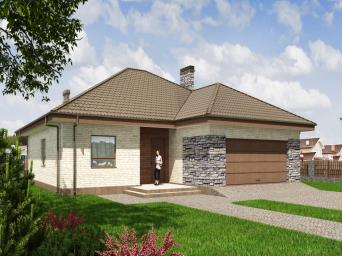 Одноэтажный жилой дом